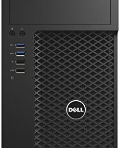 DELL Precision T3620 3,5 GHz Intel® Xeon® E3 v5 E3-1240V5 Negro Mini Tower Puesto de trabajo - Ordenador de sobremesa (3,5 GHz, Intel® Xeon® E3 v5, 16 GB, 256 GB, DVD±RW, Windows 7 Professional)